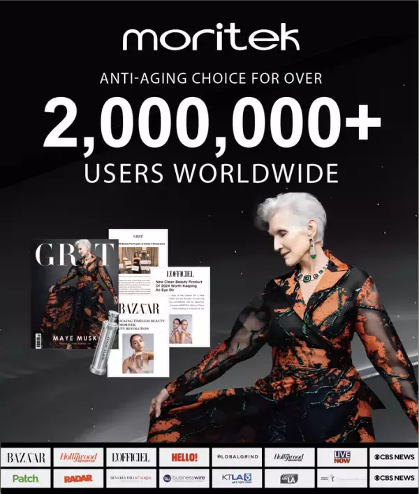 【世界累計販売230万個突破のリフトアップ美容液スプレー『moritek』が2025年5月ついに日本初上陸！】4/28～4/30開催《ビューティーワールドジャパン東京》に登場！