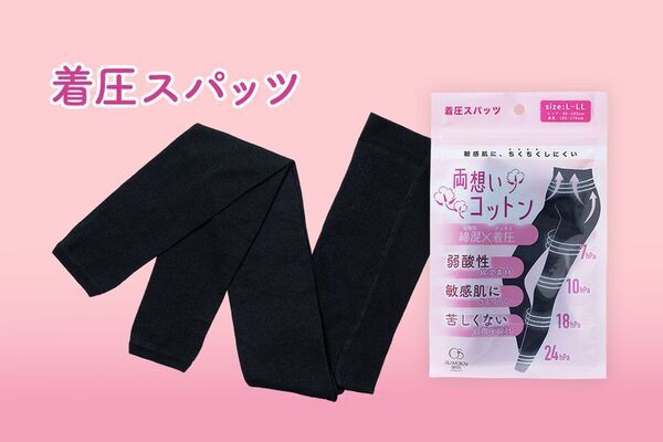 肌へのやさしさと着圧設計を両立した着圧アイテム『両想いコットン』を4月18日(金)に発売　～足指を1本ずつ包んで、やさしく段階着圧～