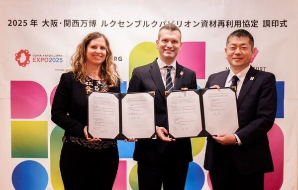 2025年大阪・関西万博「ルクセンブルクパビリオン」で使用された基礎コンクリートブロックの100％日本国内リユースに挑戦　約542tのコンクリートブロックをネスタリゾート神戸で再利用することに合意