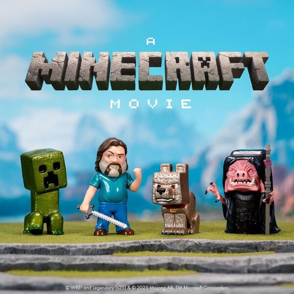 『マインクラフト／ザ・ムービー』公開記念　TOHOシネマズ限定販売のフィギュアセットが登場！！