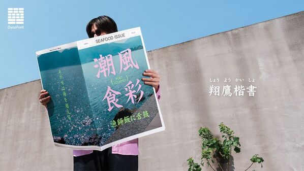 大空を翔ける鷹をイメージした楷書体「翔鷹楷書」が登場！ダイナフォント65書体をDynaSmart Vにて4月18日より提供開始