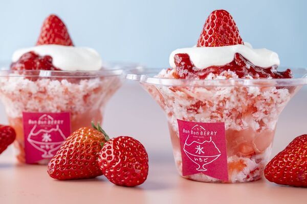 熱海の“ビル一棟まるごと”いちごスイーツ専門店より昨年9,000食以上売れた大好評のかき氷が4/25(金)からますます爽やかにリニューアルして登場！さらに4/26(土)より6種のスイーツプレートなど6周年の記念イベントも開催！