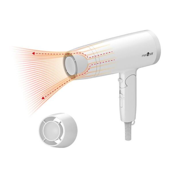 大風量2.3立方メートル／分(※)とやさしく広がる風で素早く心地よく乾かす「マイナスイオンヘアードライヤー」を5月上旬より発売