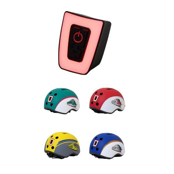 発売2か月で累計2,000個突破！話題の「新幹線デザイン ヘルメットS」