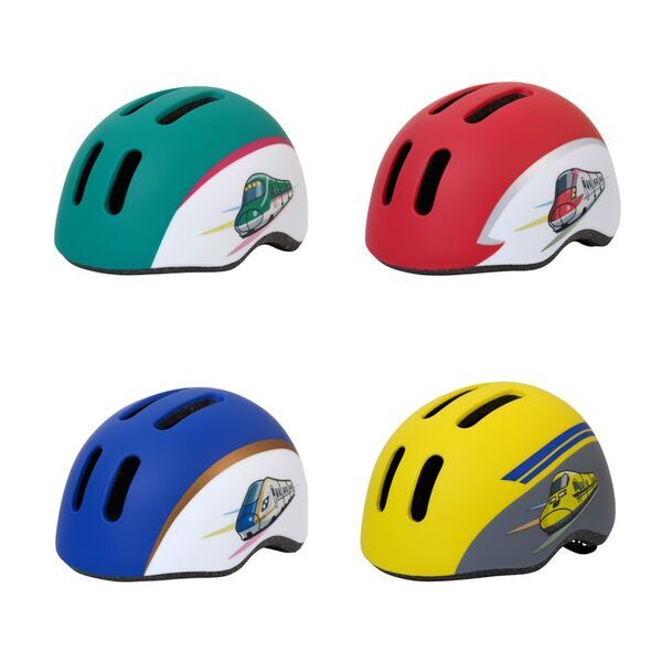 発売2か月で累計2,000個突破！話題の「新幹線デザイン ヘルメットS」