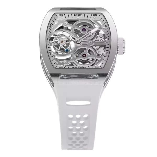 ZEROOのベストセラーモデルT4-01に春の新作が登場　Silverカラーケース×Silver文字盤の阪急メンズ東京「FORTUNE TIME」30本限定モデル発売