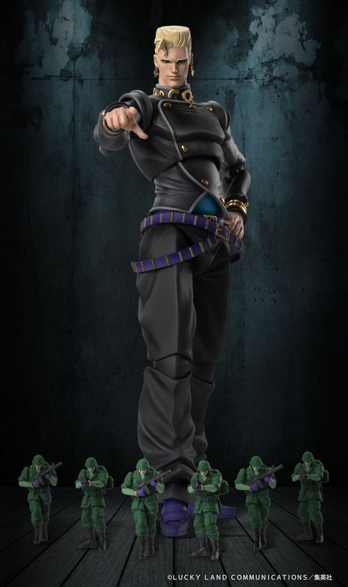 メディコス・エンタテインメントが放つ人気シリーズ【超像可動】『ジョジョの奇妙な冒険』より「スタープラチナ Ver.CLEAR & GOLD」「虹村形兆＆バッド・カンパニー」「ウェカピポ」が登場！！