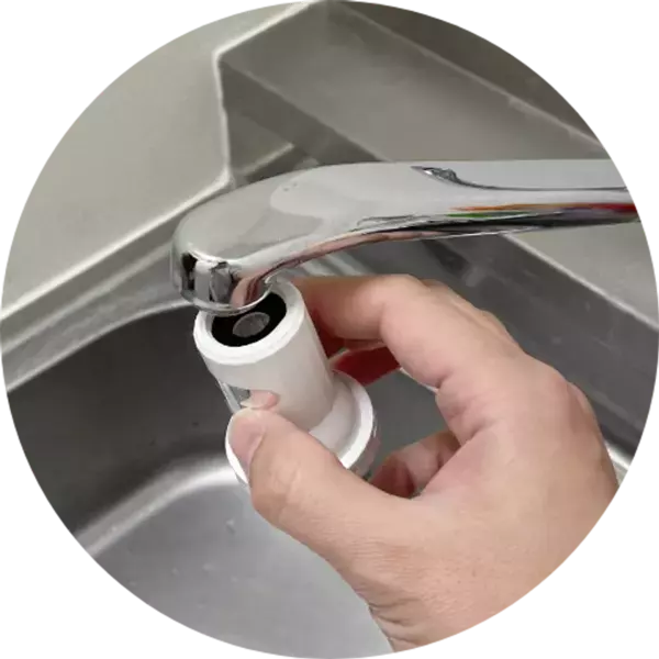 装着するだけで料理が美味しく！減塩も出来る！「料理革命 ナノバブール キッチン W(ダブル)トルネード」を発売　ナノバブル発生量は約2億7千万個(水1mlあたり)