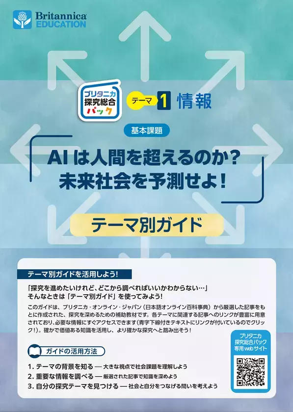 AI時代に求められる「考える力」と「問う力」を育む『ブリタニカ探究総合パック』をリリース