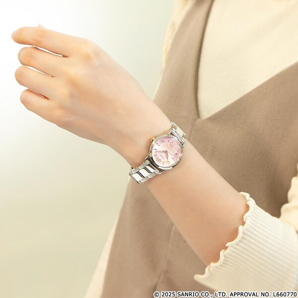マイメロディのかわいい姿に、時間を見るたび癒される！マイメロディ50周年を記念して、セイコーとコラボした腕時計が登場！