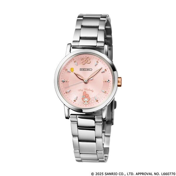マイメロディのかわいい姿に、時間を見るたび癒される！マイメロディ50周年を記念して、セイコーとコラボした腕時計が登場！