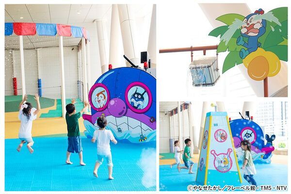 バイキンメカがびしょ濡れにしちゃうぞ！『水あそびひろば』6月21日(土)オープン　2025年6月21日(土)～10月5日(日)