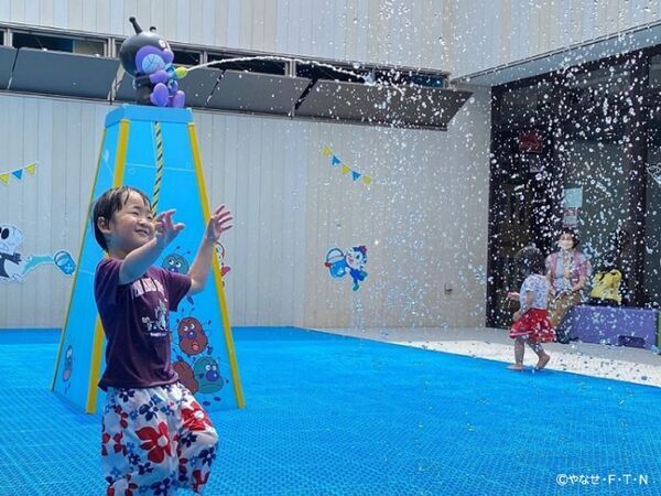 小さなお子様の水あそびデビューにもぴったり！「ばいきんまんのいたずら水あそびひろば」6月14日(土)夏季限定オープン！