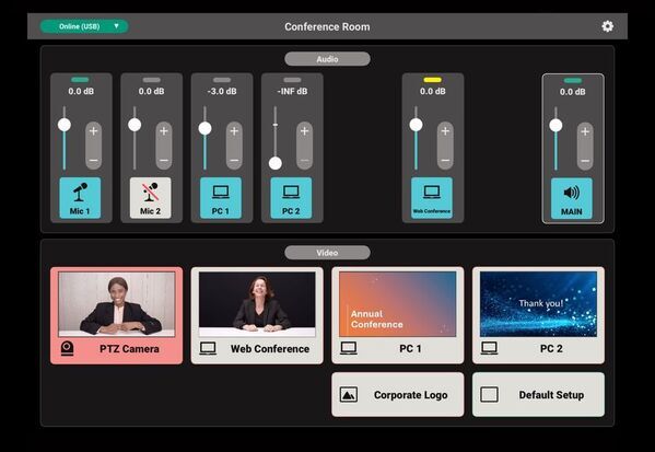 専門知識のない方でも簡単に映像・音響システムを操作できる無償のiPadアプリを公開