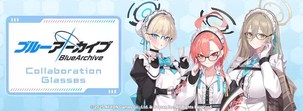 「ブルーアーカイブ」コラボレーション眼鏡第2弾！美甘ネル モデル、室笠アカネ モデル、飛鳥馬トキ モデルが登場！