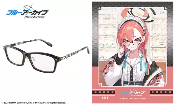 「ブルーアーカイブ」コラボレーション眼鏡第2弾！美甘ネル モデル、室笠アカネ モデル、飛鳥馬トキ モデルが登場！