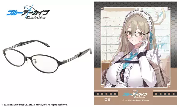 「ブルーアーカイブ」コラボレーション眼鏡第2弾！美甘ネル モデル、室笠アカネ モデル、飛鳥馬トキ モデルが登場！