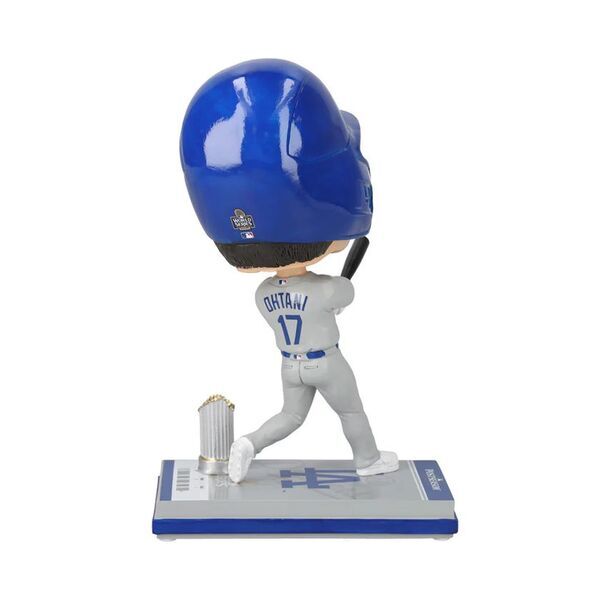 大谷翔平選手のワールドシリーズ優勝記念ボブルヘッドが登場！世界限定7,000個！トロフィー＆チケット台座付き商品を5/23発売