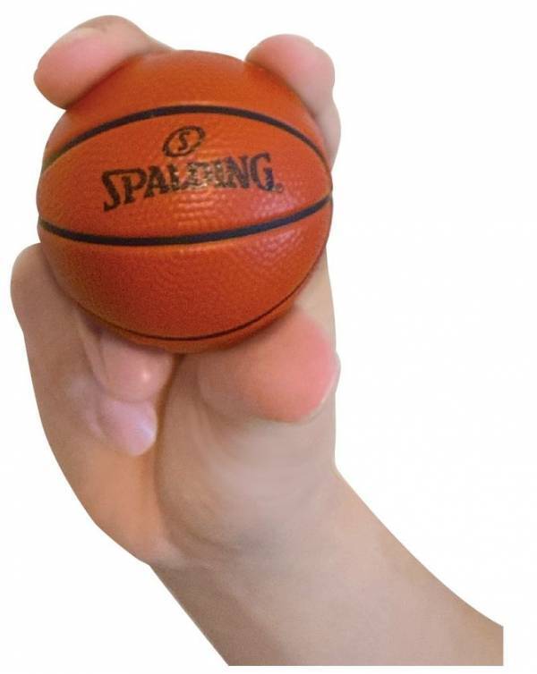 バスケブランド「SPALDING」とコラボしたスクイーズを5月末に発売　存在感のあるサイズ感で、ギュッと握って爽快！