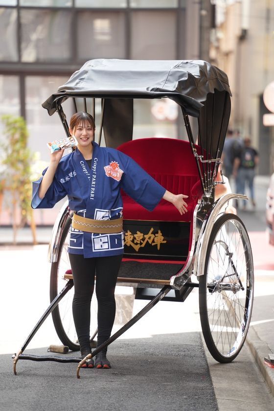 浅草の風物詩「人力車」×国民的アイス「チョコモナカジャンボ」がコラボレーションしたイベントを5月26日(月)～30日(金)の5日間限定で開催！浅草の街を巡る特別な体験を提供