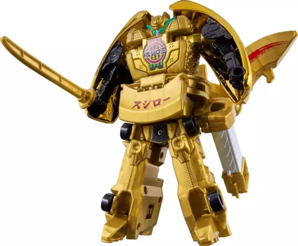 回転すし「スシロー」×「バンダイ」の合体変形ロボ第二弾！おすしの「えび」と「パトカー」が合体するロボ『ユニトロボ エビスシパトカー』7月12日(土)発売