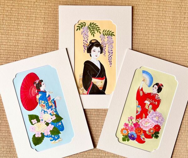 老舗「小池ろうそく店」コラボ新商品「柳都華絵巻ろうそく」6/1新発売　新潟の文化 古町芸妓×地元イラストレーター 栗原じゅん子氏