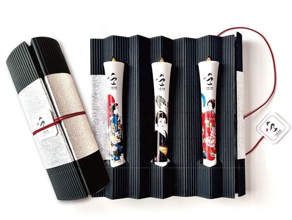 老舗「小池ろうそく店」コラボ新商品「柳都華絵巻ろうそく」6/1新発売　新潟の文化 古町芸妓×地元イラストレーター 栗原じゅん子氏