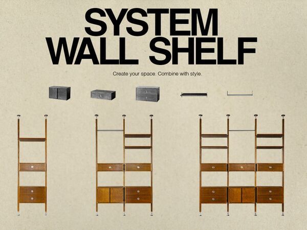 1988年創業の家具店「PACIFIC FURNITURE SERVICE」が組み合わせ自由な木製ウォールシェルフ『System Wall Shelf』を店舗限定で販売開始！