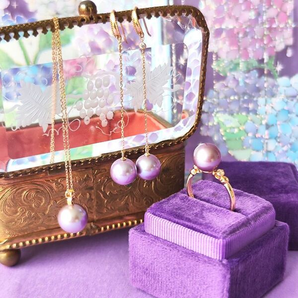 希少なパールを使用したパステルカラーの紫陽花ジュエリーをMico宝飾店より数量限定で発売