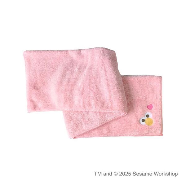 ハホニコとセサミストリートのコラボ第二弾　ハホニコ ヘアドライマイクロファイバータオル セサミストリートデザイン