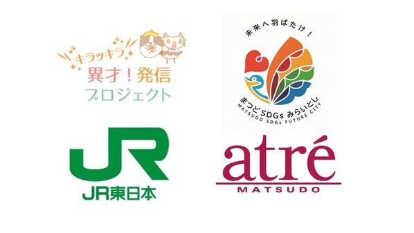 株式会社アキハマ・ブレーンズ・コミュニティー × 松戸市 ×JR東日本　松戸駅・東京建設PMO × アトレ松戸【キラッキラ 異才!発信プロジェクト】仮囲いアート第2弾