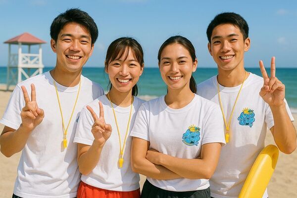 和歌山市片男波海水浴場初の海上アスレチック「AQua LooP(アクアループ)」が7月5日(土)にOPEN！