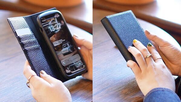 “iPhoneやスマートフォンで使えるMagSafe手帳ケース”「縦置きできる手帳ケース」の予約販売を6/1から実施