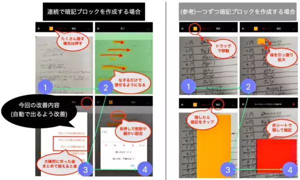 暗記の定番“赤シート”をスマホで再現！暗記アプリ「カクセル」がiPhone・iPad・Android向けに機能アップデートを実施