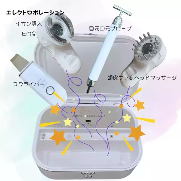 持ち運び業務用エステマシン「ルミナス」CAMPFIREにて6月2日より販売開始