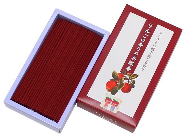 ふるさと信州の味を故人のために！りんごジュースを練り込んだお線香を2025年6月より販売開始！