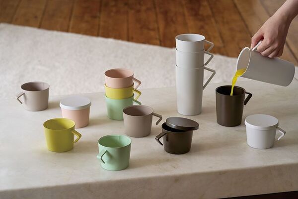 液だれしないマグカップが誕生！注ぐに特化した多用途マグ「tak. NEST jug mug」2025年8月発売　6月18日～20日、インテリア ライフスタイル2025で初公開！