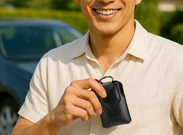 AirTag＋車の鍵をセットで持ち歩く便利ケースが登場！紛失時も安心の「AirTagが入る車のキーケース」6/17(火)発売