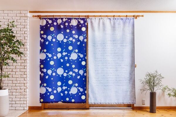 環境問題を可愛くデザイン　心を育み子どもの記憶に残る絵本カーテンが6月17日からMakuakeで発売