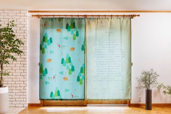 環境問題を可愛くデザイン　心を育み子どもの記憶に残る絵本カーテンが6月17日からMakuakeで発売