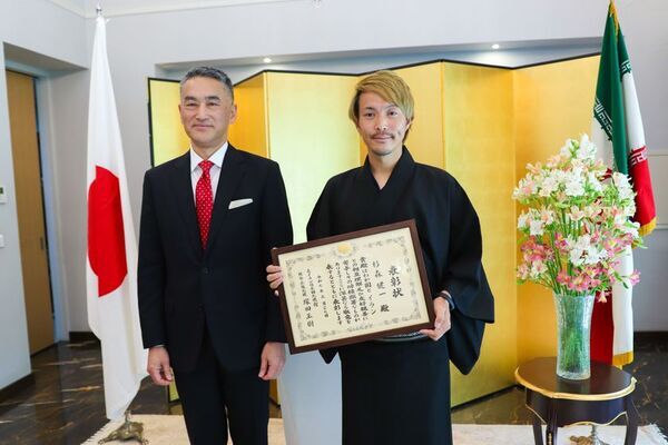 PERSIAN TAG代表・杉森 健一が在イラン日本国大使館より在外公館長表彰を受賞