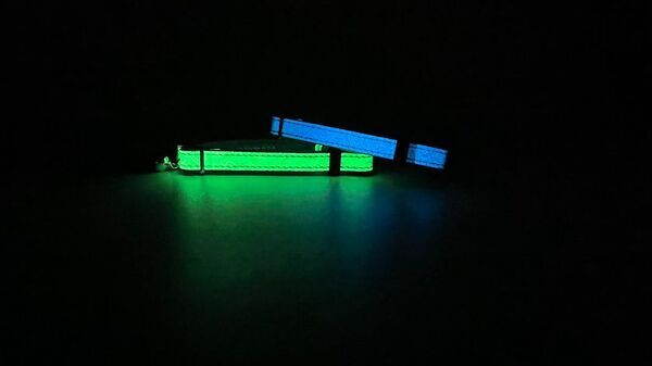 夜の散歩にもっと安心を。蓄光性のレザーを使用した犬猫用首輪「Luminas for dog/cat」Makuakeにて先行販売開始！