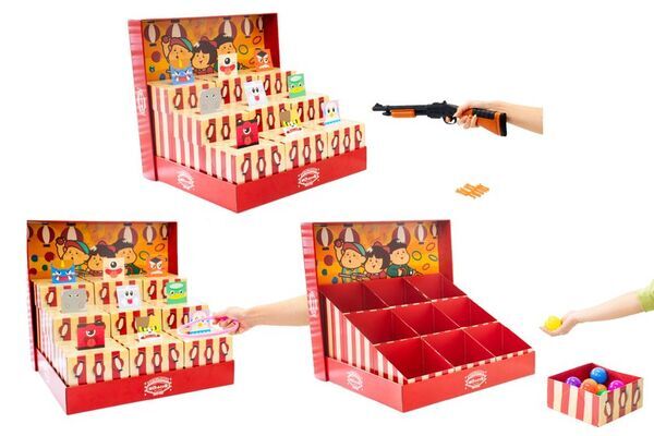 射的・わなげ・玉入れに必要な備品と景品がすべてセットになったイベントや家庭で手軽に本格縁日を楽しめる新商品「縁日ノあそび箱」を販売開始！