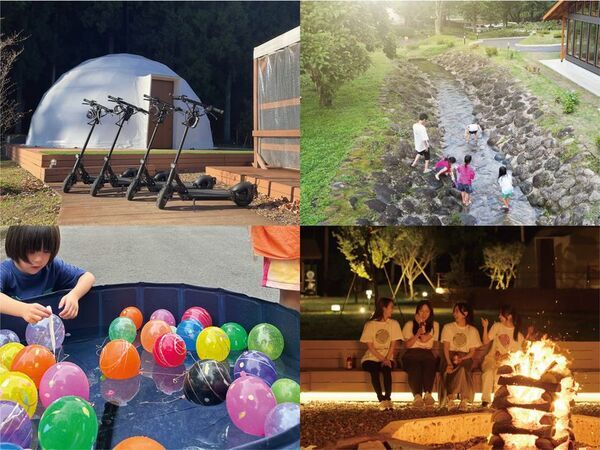 親子連れ～カップルまで幅広い層が楽しめる自然体験が満載！グランピングリゾート ブリリアントヴィレッジ日光で「サマーフェスティバル2025」本格夏シーズンの宿泊予約を開始