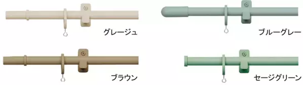 間仕切り専用のノイズレスカーテンレール「フロウ」をはじめとした、カーテンレールの新製品を7月14日(月)より全国で販売開始