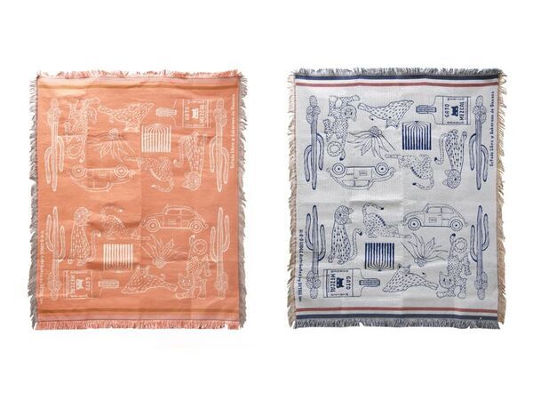 多機能でデザイン性の高い大判ブランケット！メキシコがテーマの陽気で鮮やかなユニークデザイン「オアハカ スローケット」2025年秋冬新作コレクション登場！