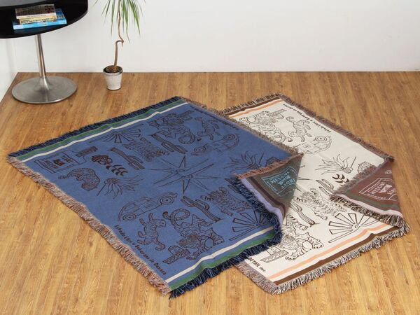 多機能でデザイン性の高い大判ブランケット！メキシコがテーマの陽気で鮮やかなユニークデザイン「オアハカ スローケット」2025年秋冬新作コレクション登場！