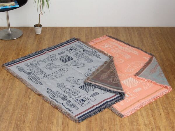 多機能でデザイン性の高い大判ブランケット！メキシコがテーマの陽気で鮮やかなユニークデザイン「オアハカ スローケット」2025年秋冬新作コレクション登場！