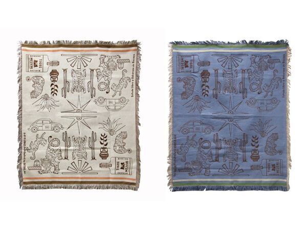 多機能でデザイン性の高い大判ブランケット！メキシコがテーマの陽気で鮮やかなユニークデザイン「オアハカ スローケット」2025年秋冬新作コレクション登場！