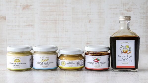【先行販売】日本初のココナッツ専門店 cocowellがMCTオイル使用した『ココナッツMCTマヨ』など5商品を7月9日から阪神梅田本店で販売